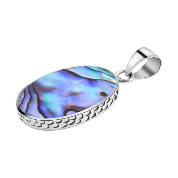 Abalone Shell Pendant in Sterling Silver - Picture 3 of 8